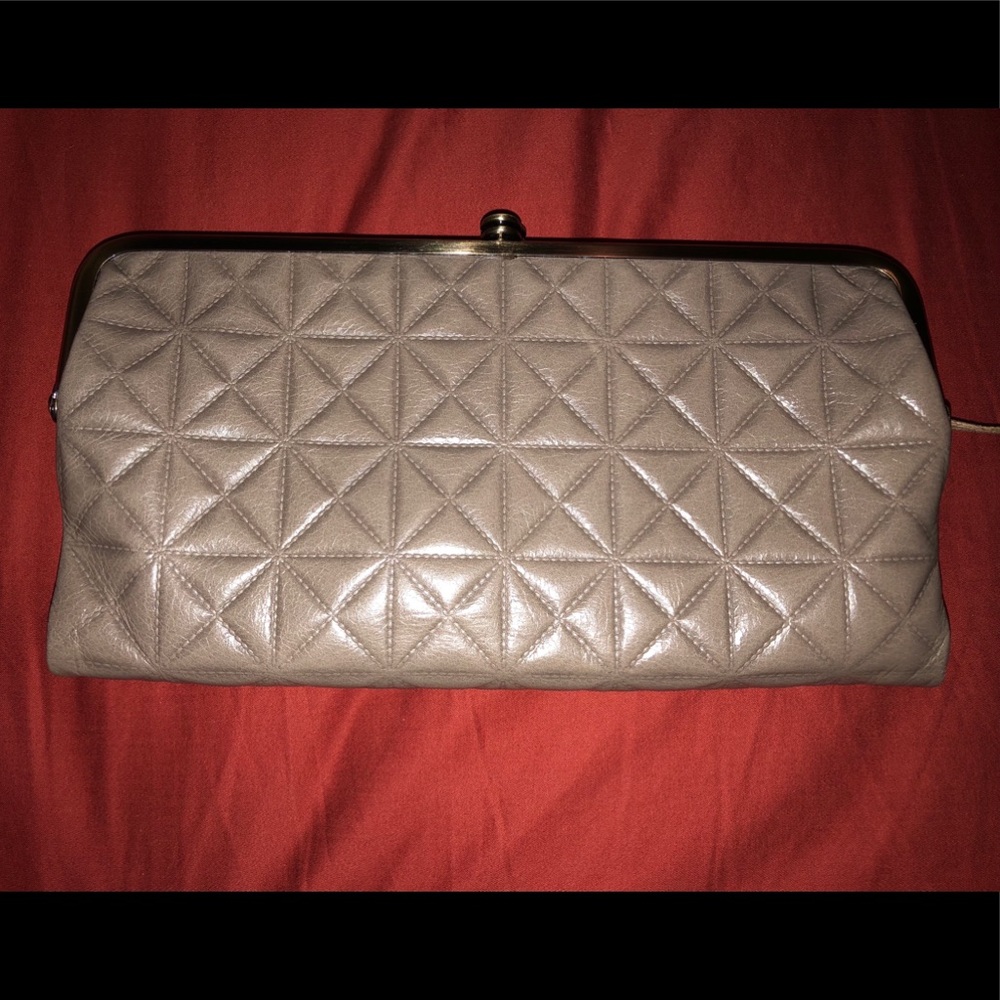 Ash embossed Lauren HOBO Wallet